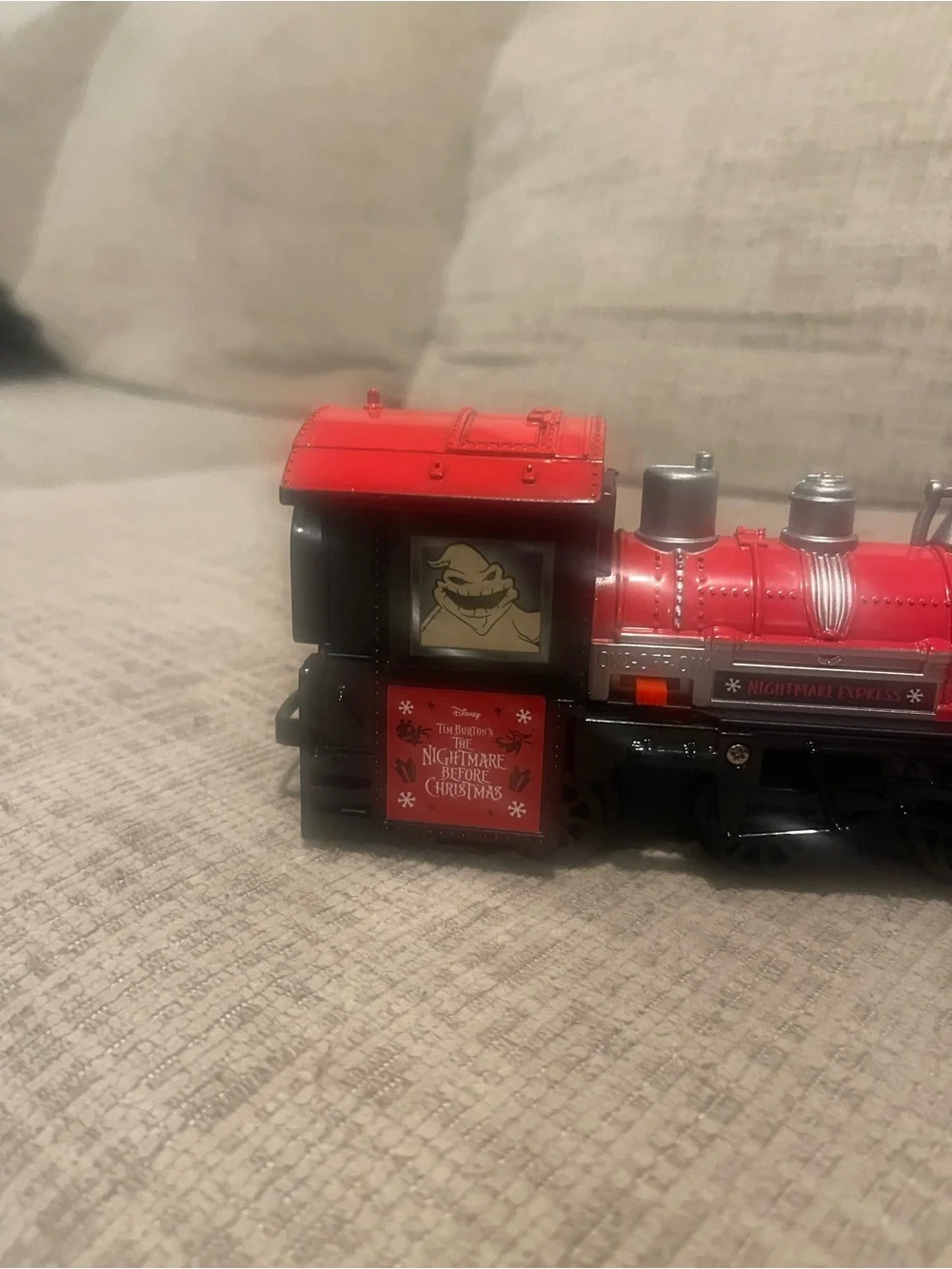 Disney Nightmare Before Christmas Nightmare Express Light & Sound Train Tested